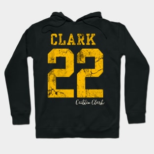 Distressed Clark 22 Caitlin Clark signature Hoodie